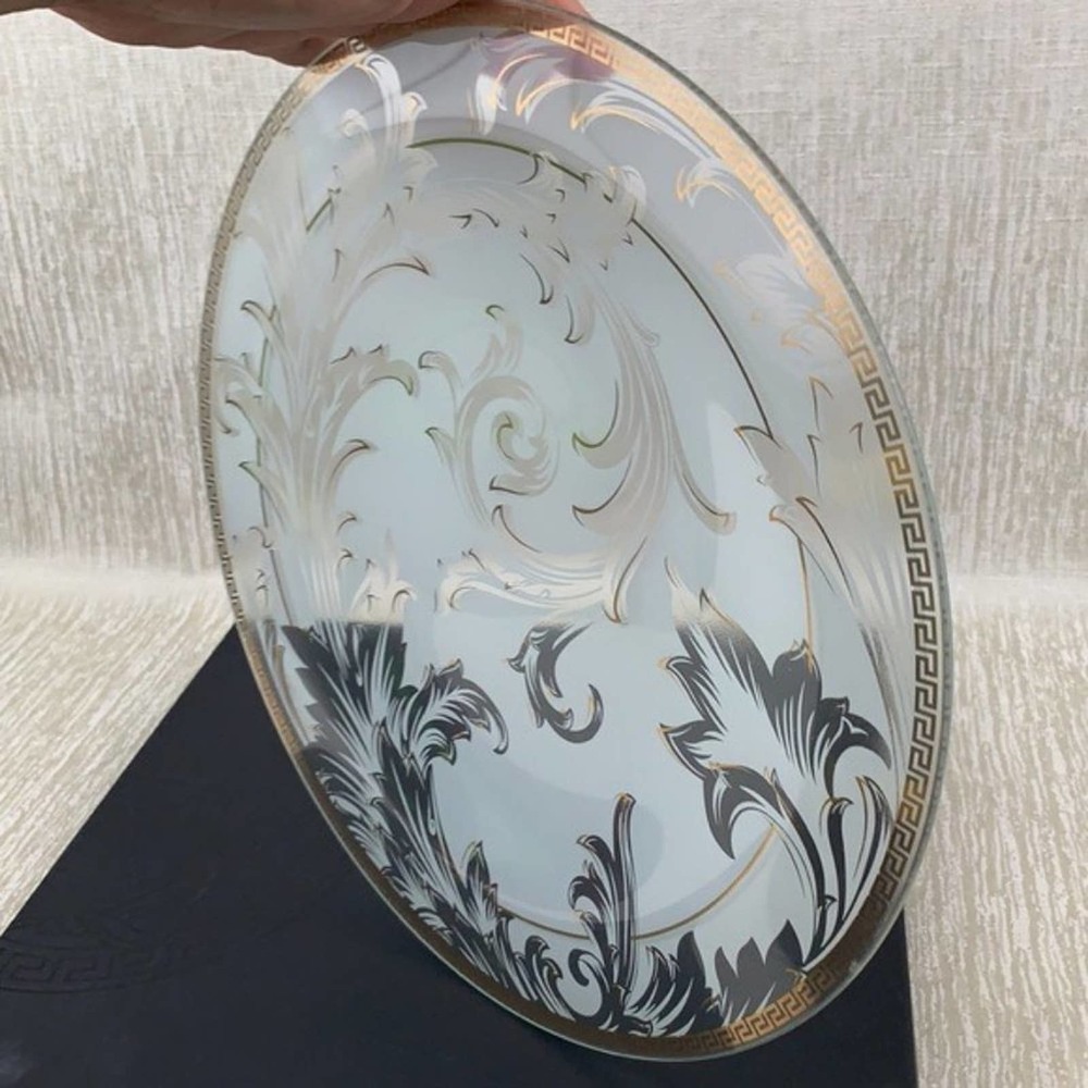 VERSACE LARGE PLATTER / SERVING PLATE ARABESQUE - Picture 6 of 10